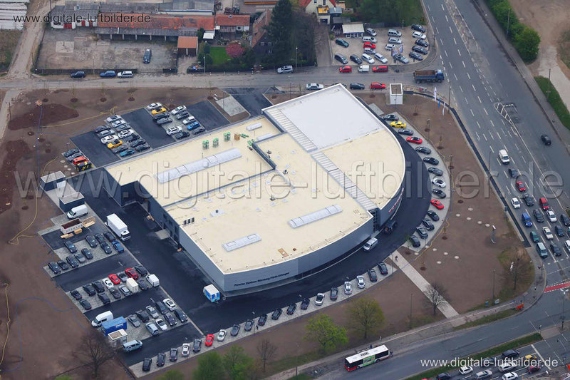 Luftaufnahme Porsche Zentrum in Nürnberg | Mittelfranken, Bayern