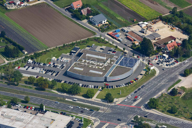 Luftaufnahme Porsche Zentrum in Nürnberg | Mittelfranken, Bayern