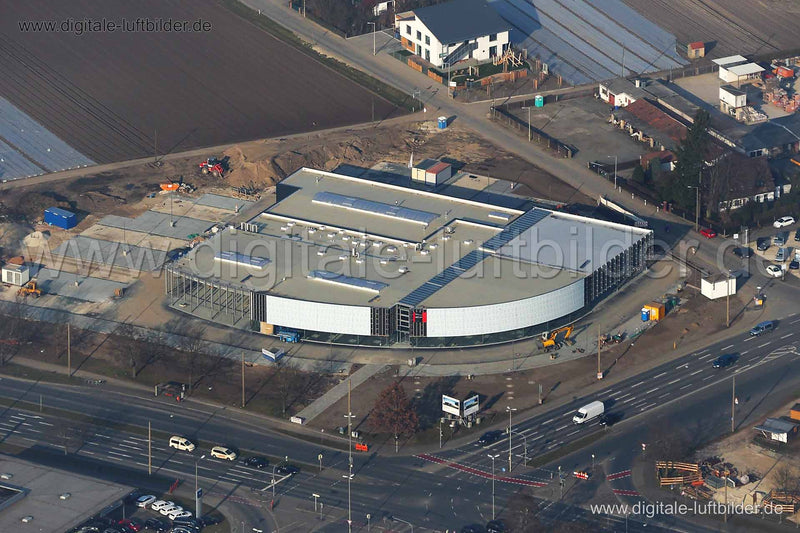 Luftaufnahme Porsche Zentrum Erlanger Straße in Nürnberg | Mittelfranken, Bayern