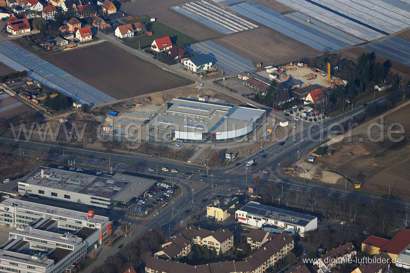 Luftaufnahme Porsche Zentrum Erlanger Straße in Nürnberg | Mittelfranken, Bayern