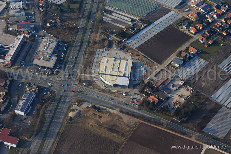 Luftaufnahme Porsche Zentrum Erlanger Straße in Nürnberg | Mittelfranken, Bayern