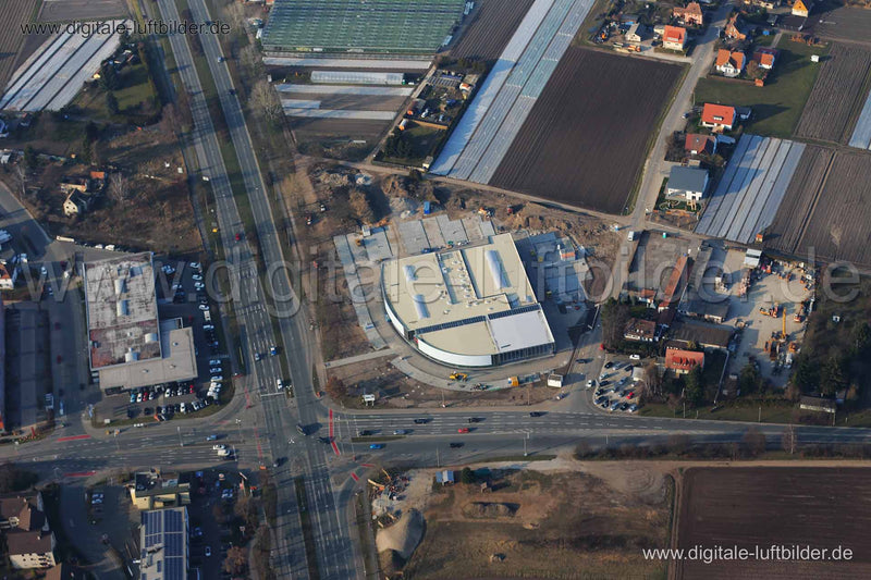 Luftaufnahme Porsche Zentrum Erlanger Straße in Nürnberg | Mittelfranken, Bayern