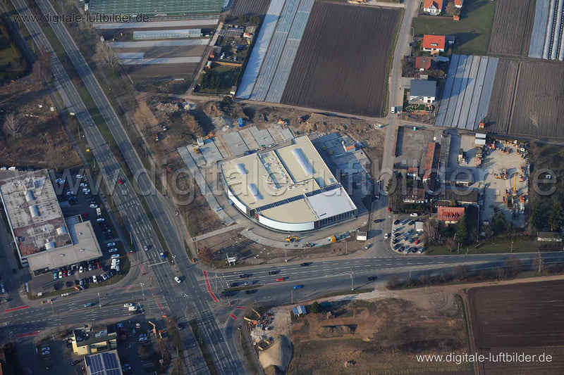 Luftaufnahme Porsche Zentrum Erlanger Straße in Nürnberg | Mittelfranken, Bayern