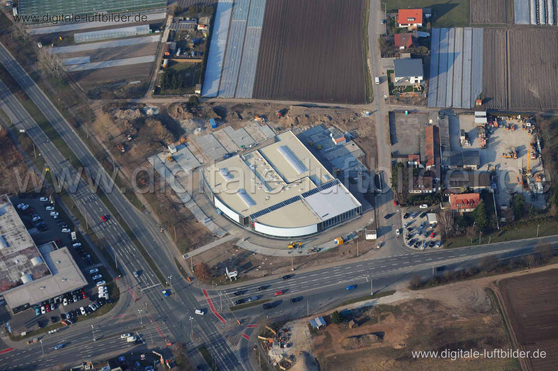 Luftaufnahme Porsche Zentrum Erlanger Straße in Nürnberg | Mittelfranken, Bayern