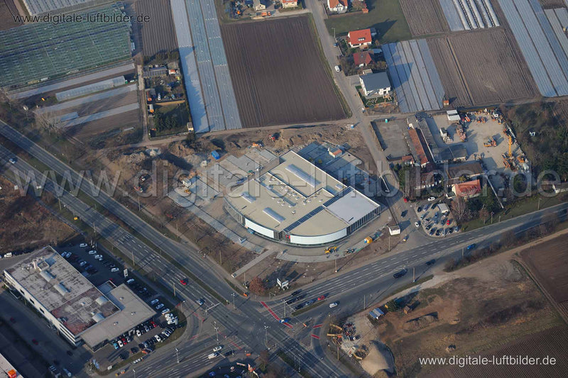 Luftaufnahme Porsche Zentrum Erlanger Straße in Nürnberg | Mittelfranken, Bayern