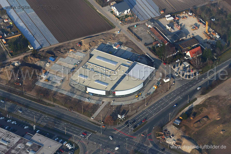 Luftaufnahme Porsche Zentrum Erlanger Straße in Nürnberg | Mittelfranken, Bayern
