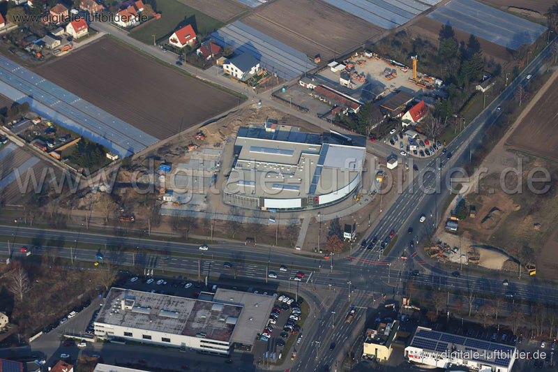 Luftaufnahme Porsche Zentrum Erlanger Straße in Nürnberg | Mittelfranken, Bayern