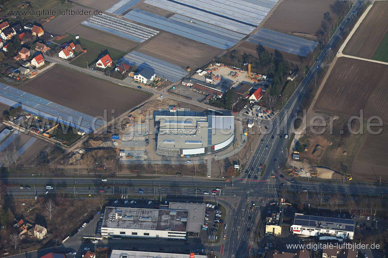 Luftaufnahme Porsche Zentrum Erlanger Straße in Nürnberg | Mittelfranken, Bayern