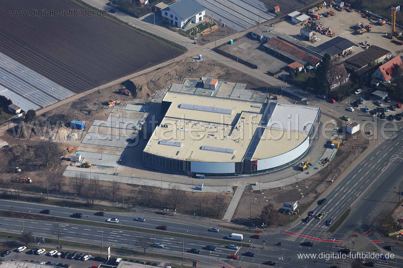 Luftaufnahme Porsche Zentrum Erlanger Straße in Nürnberg | Mittelfranken, Bayern