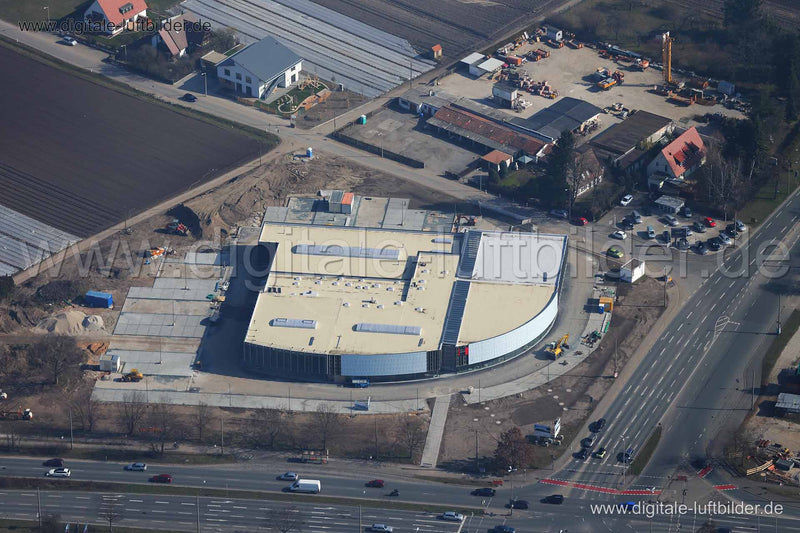 Luftaufnahme Porsche Zentrum Erlanger Straße in Nürnberg | Mittelfranken, Bayern