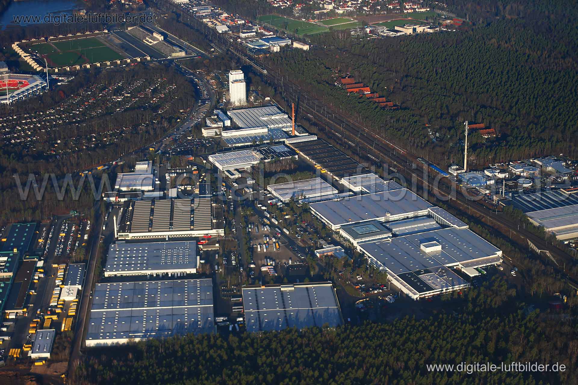 Luftaufnahme Poststraße in Nürnberg | Mittelfranken, Bayern