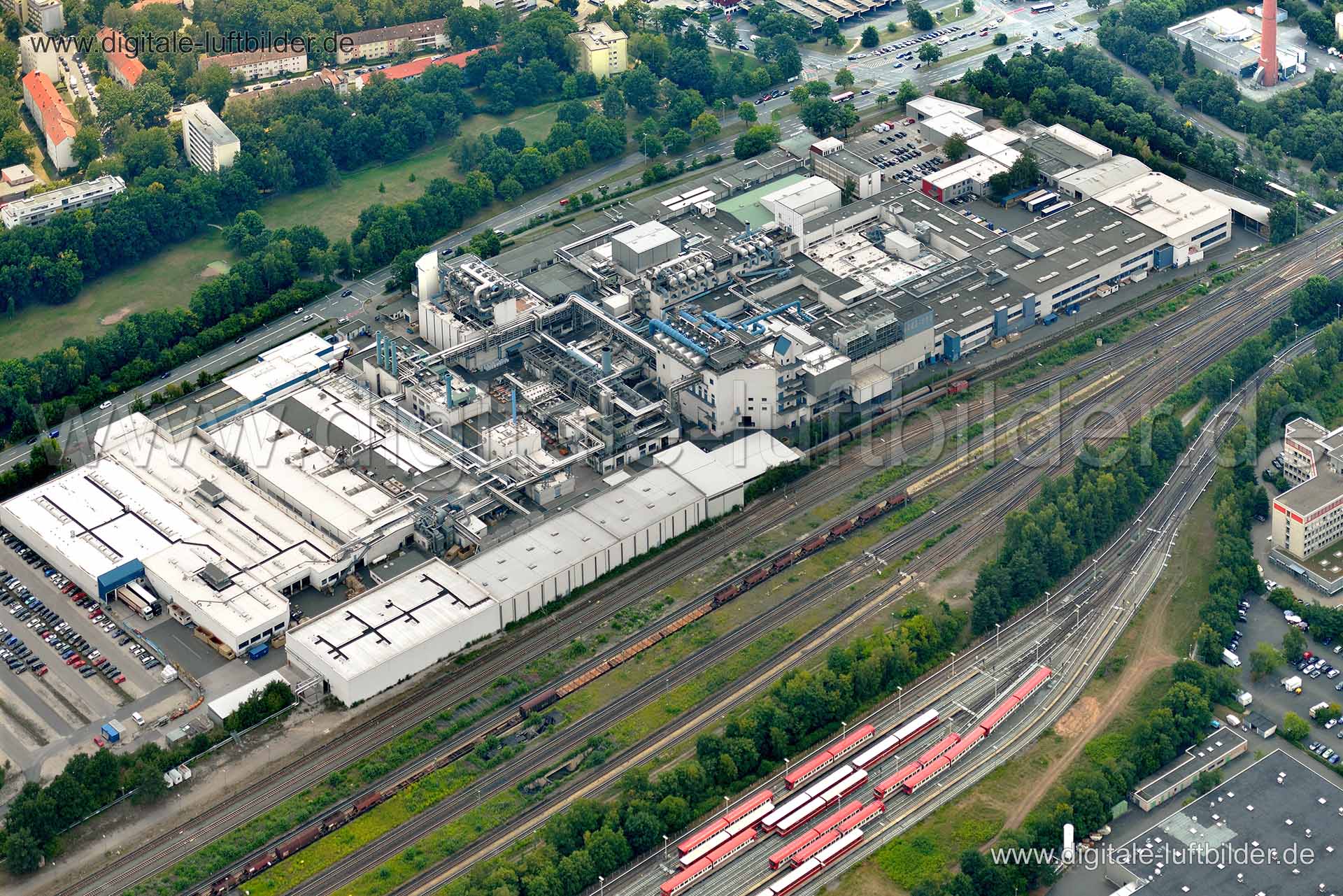 Luftaufnahme Prinovis Druck in Nürnberg | Mittelfranken, Bayern