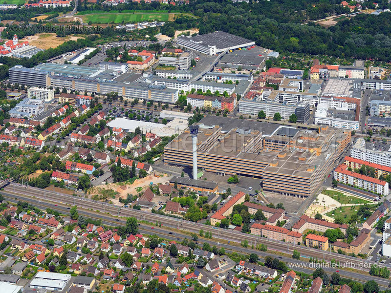 Luftaufnahme Quelle Areal in Nürnberg | Mittelfranken, Bayern