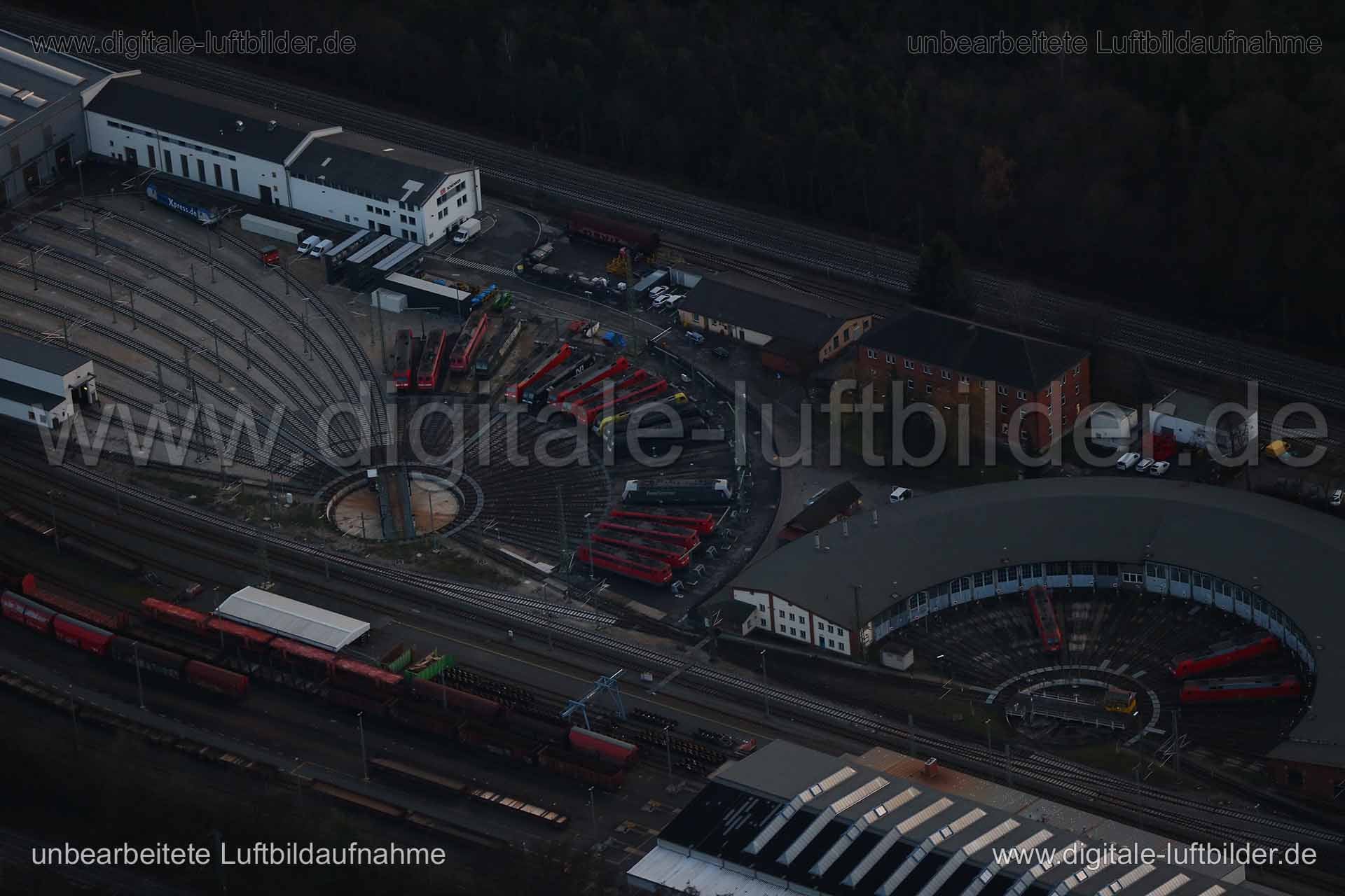 Luftaufnahme Rangierbahnhof in Nürnberg | Mittelfranken, Bayern