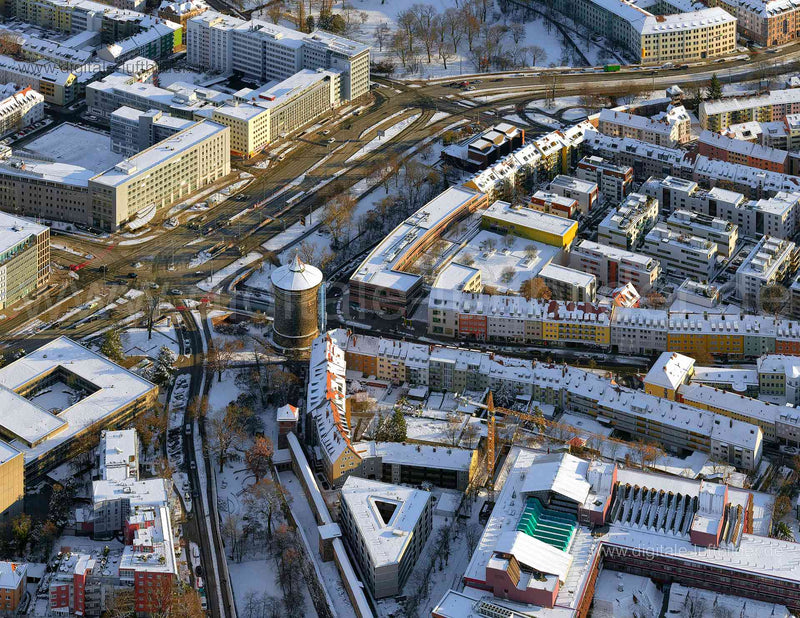 Luftaufnahme Rathenauplatz in Nürnberg | Mittelfranken, Bayern