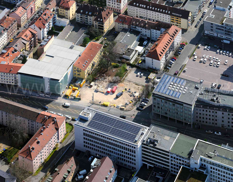 Luftaufnahme Rathenauplatz in Nürnberg | Mittelfranken, Bayern