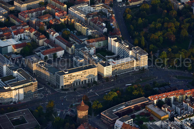 Luftaufnahme Rathenauplatz in Nürnberg | Mittelfranken, Bayern