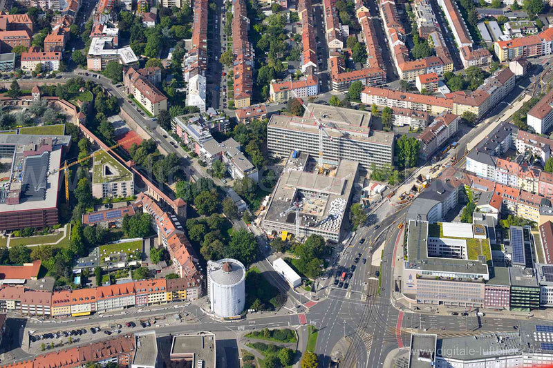 Luftaufnahme Rathenauplatz in Nürnberg | Mittelfranken, Bayern