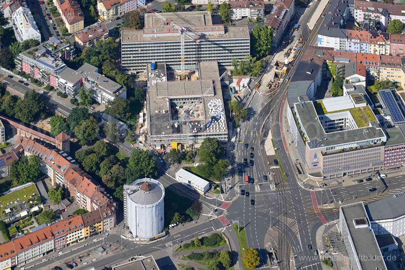 Luftaufnahme Rathenauplatz in Nürnberg | Mittelfranken, Bayern