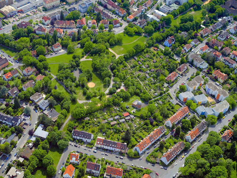 Luftaufnahme Rechenberganlage in Nürnberg | Mittelfranken, Bayern