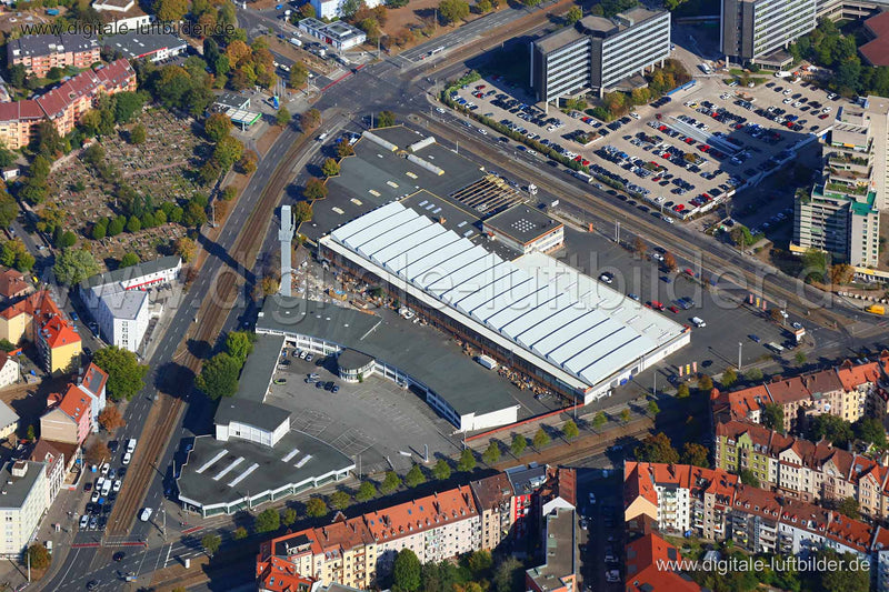 Luftaufnahme Regensburger Straße in Nürnberg | Mittelfranken, Bayern