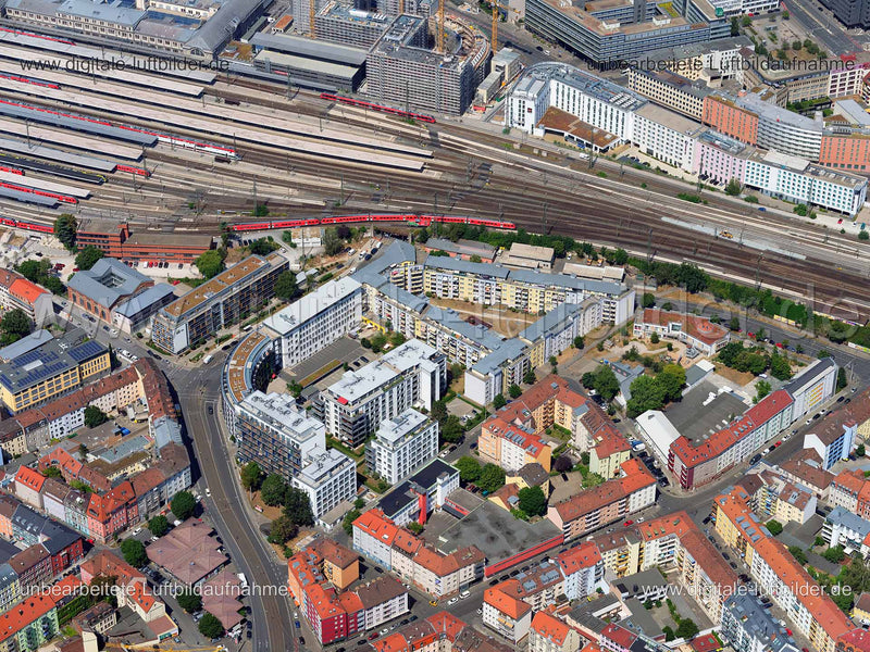 Luftaufnahme Regensburger Straße in Nürnberg | Mittelfranken, Bayern