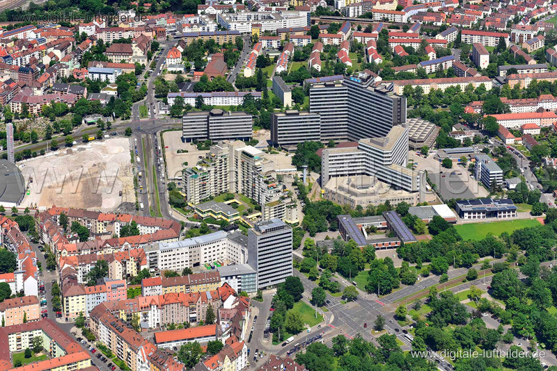 Luftaufnahme Regensburger Straße in Nürnberg | Mittelfranken, Bayern