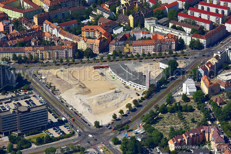 Luftaufnahme Regensburger Straße / Hainstraße in Nürnberg | Mittelfranken, Bayern
