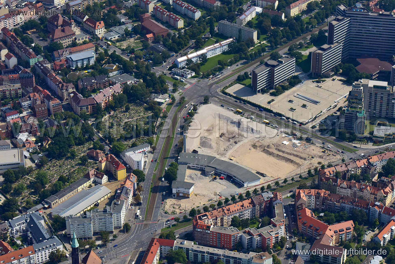 Luftaufnahme Regensburger Straße / Hainstraße in Nürnberg | Mittelfranken, Bayern