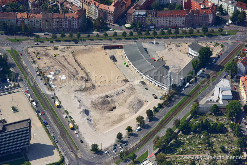 Luftaufnahme Regensburger Straße / Hainstraße in Nürnberg | Mittelfranken, Bayern