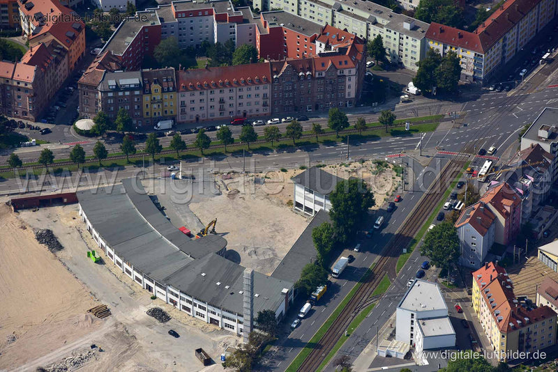 Luftaufnahme Regensburger Straße / Hainstraße in Nürnberg | Mittelfranken, Bayern