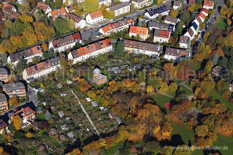 Luftaufnahme Regiomontanus Sternwarte in Nürnberg | Mittelfranken, Bayern