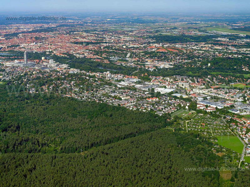 Luftaufnahme Rehhof in Nürnberg | Mittelfranken, Bayern