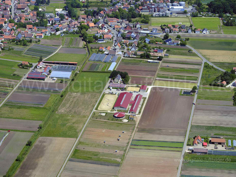 Luftaufnahme Reiterstaffel in Nürnberg | Mittelfranken, Bayern
