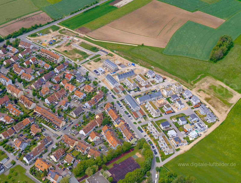 Luftaufnahme RieterBogen Kornburg in Nürnberg | Mittelfranken, Bayern