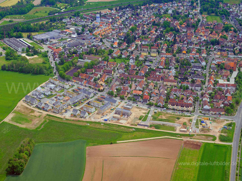 Luftaufnahme RieterBogen Kornburg in Nürnberg | Mittelfranken, Bayern