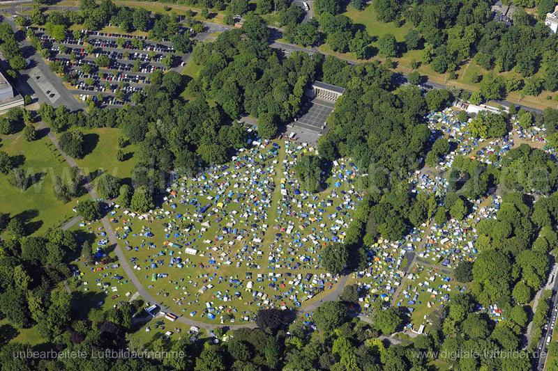 Luftaufnahme Rock im Park in Nürnberg | Mittelfranken, Bayern