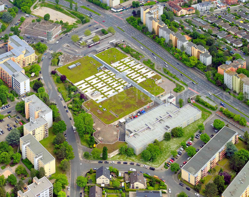 Luftbild - Röthenbacher Einkaufszentrum, Ort: Nürnberg, Tags: Röthenbacher Einkaufszentrum, REZ, Kaufhaus, Röthenbach, , C...