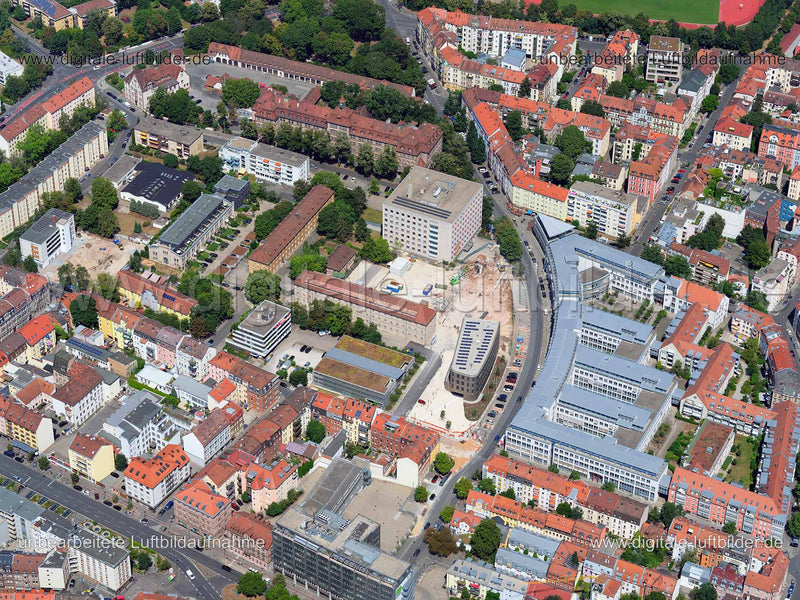 Luftaufnahme Roonstraße in Nürnberg | Mittelfranken, Bayern