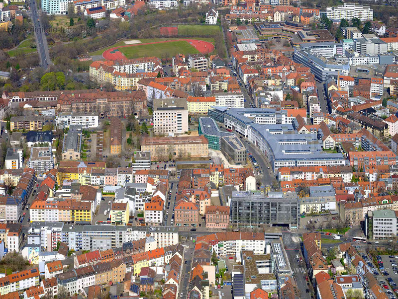 Luftaufnahme Roonstraße in Nürnberg | Mittelfranken, Bayern