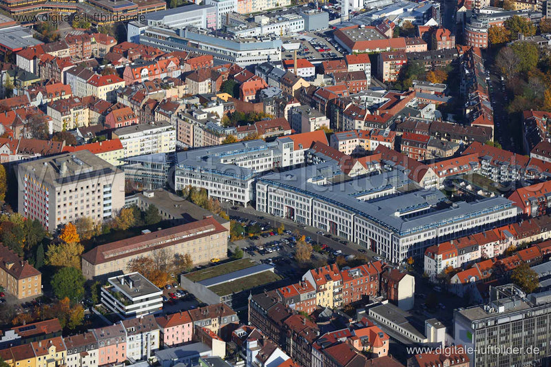 Luftaufnahme Roonstraße Novartis in Nürnberg | Mittelfranken, Bayern