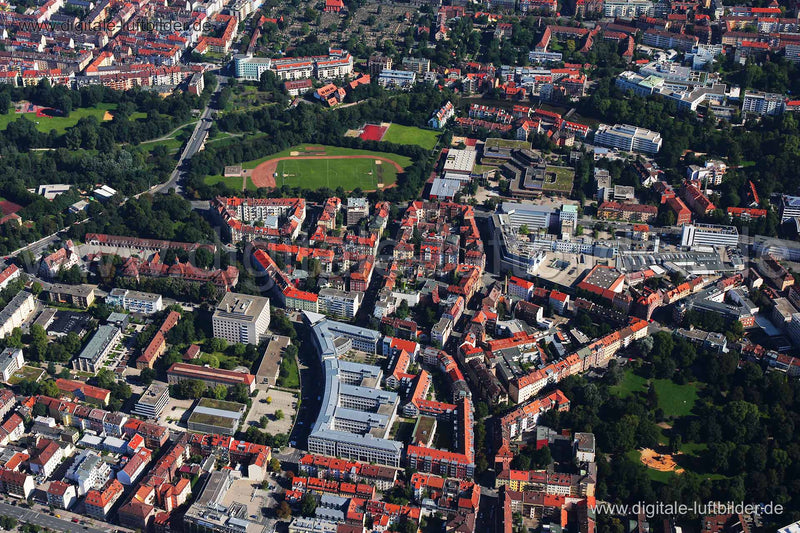 Luftaufnahme Rosenau in Nürnberg | Mittelfranken, Bayern