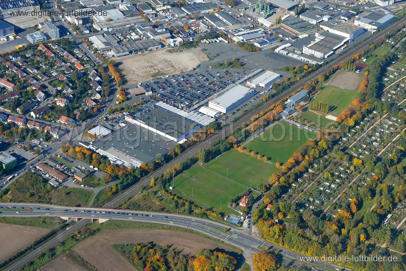Luftaufnahme Rothenburger Straße / Virnsberger Straße in Nürnberg | Mittelfranken, Bayern