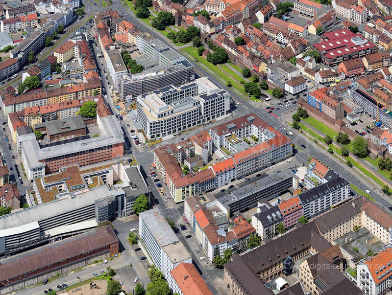Luftaufnahme Sandstraße in Nürnberg | Mittelfranken, Bayern