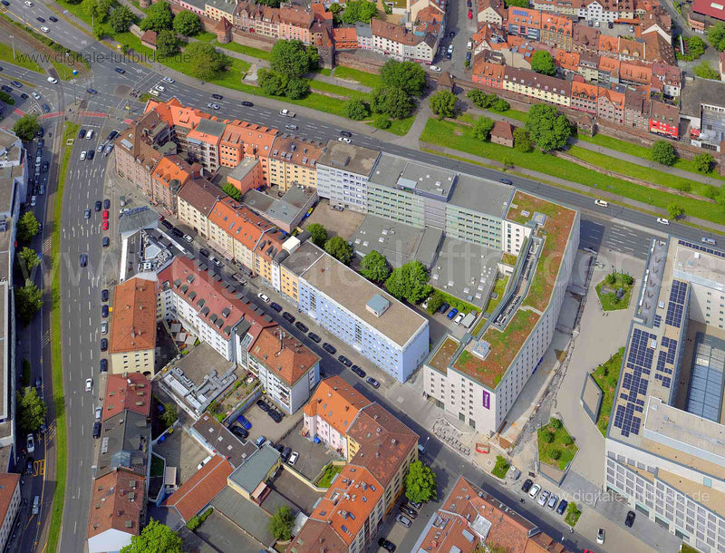 Luftaufnahme Sandstraße in Nürnberg | Mittelfranken, Bayern