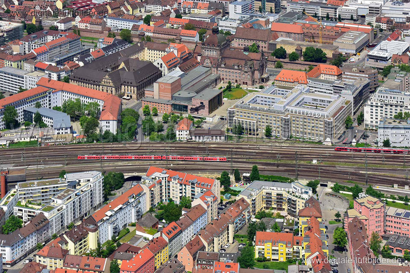 Luftaufnahme Sandstraße in Nürnberg | Mittelfranken, Bayern