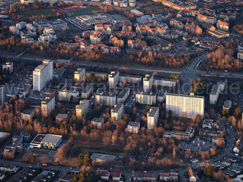 Luftaufnahme Scharfreiterring in Nürnberg | Mittelfranken, Bayern