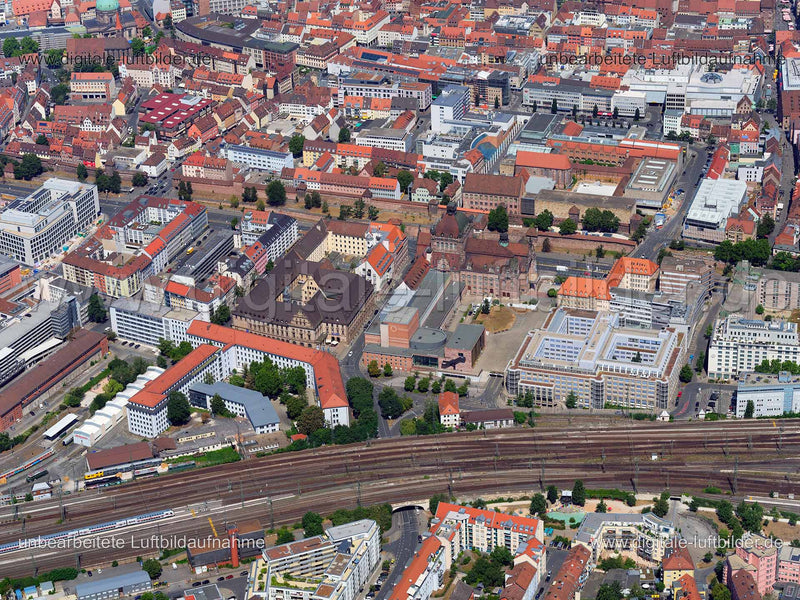 Luftaufnahme Schauspielhaus in Nürnberg | Mittelfranken, Bayern