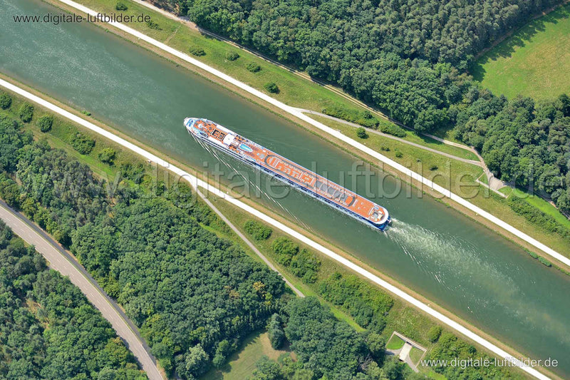 Luftaufnahme Schifffahrt in Nürnberg | Mittelfranken, Bayern