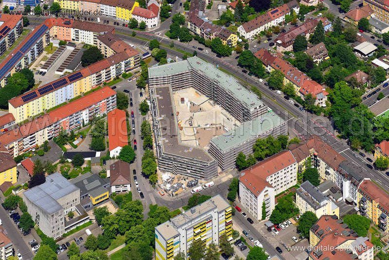 Luftaufnahme Schillingstraße in Nürnberg | Mittelfranken, Bayern